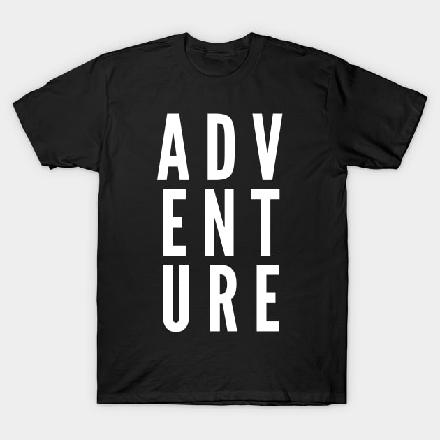 Adventure Print T-Shirt by mivpiv